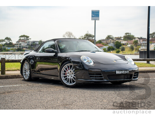 6/2006 Porsche 911 Carrera 4 997 Wide Body 2d Cabriolet Basalt Black Metallic 3.6L - Personal Import 06/14