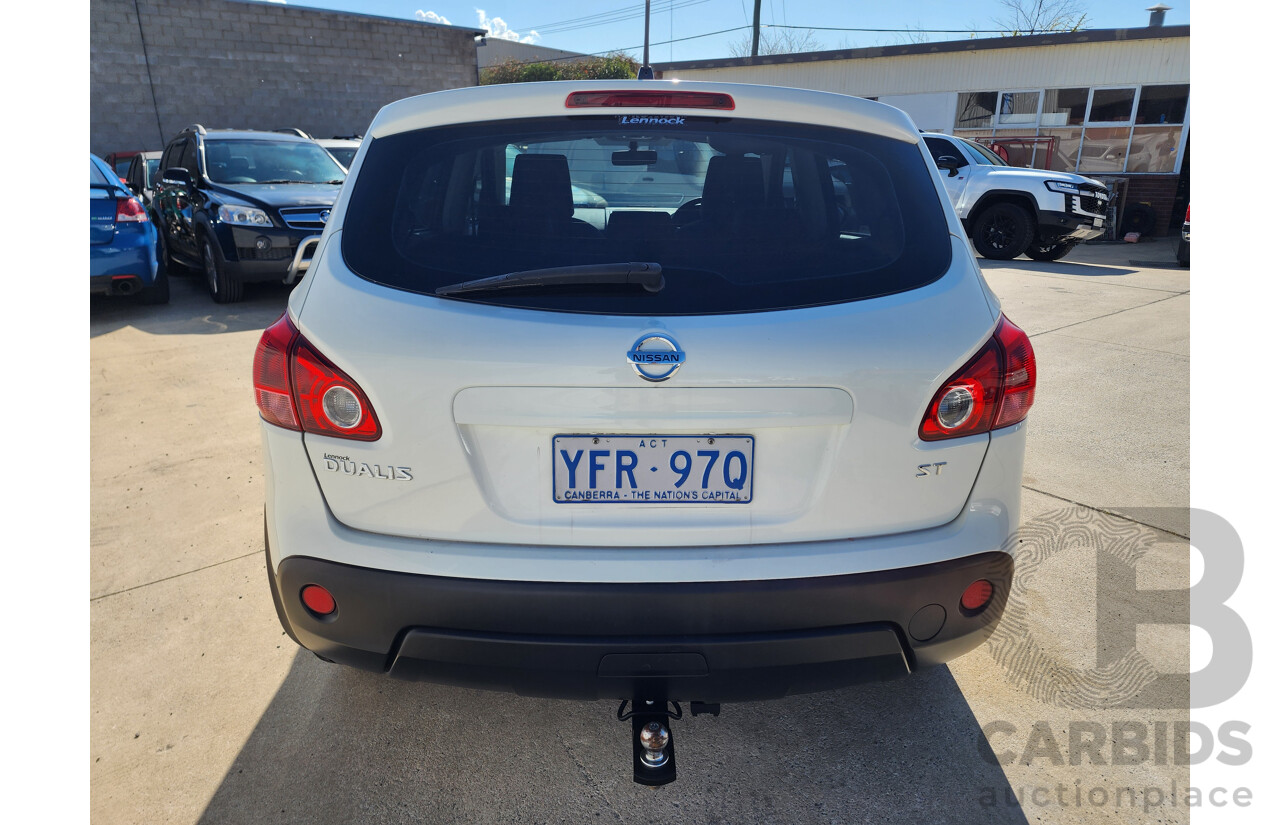 5/2008 Nissan Dualis ST (4x4) J10 4d Wagon White 2.0L