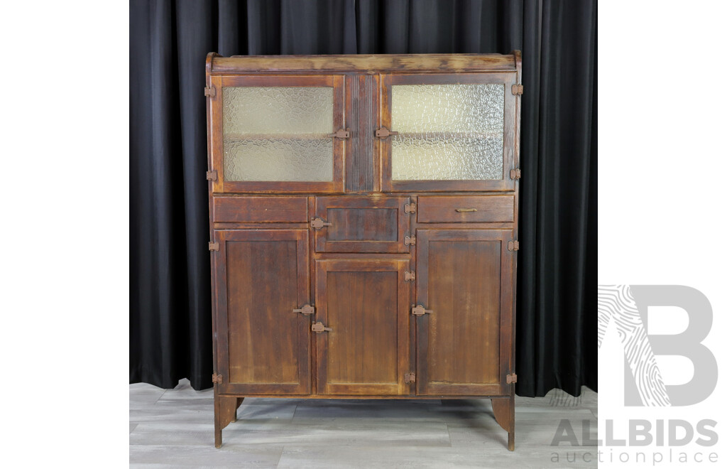 Art Deco Ply Kitchen Cabinet