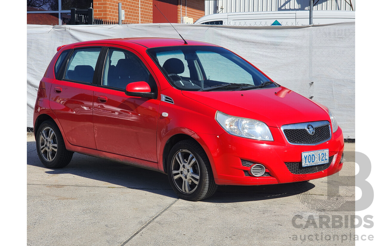 6/2010 Holden Barina  TK MY10 5d Hatchback Red 1.6L