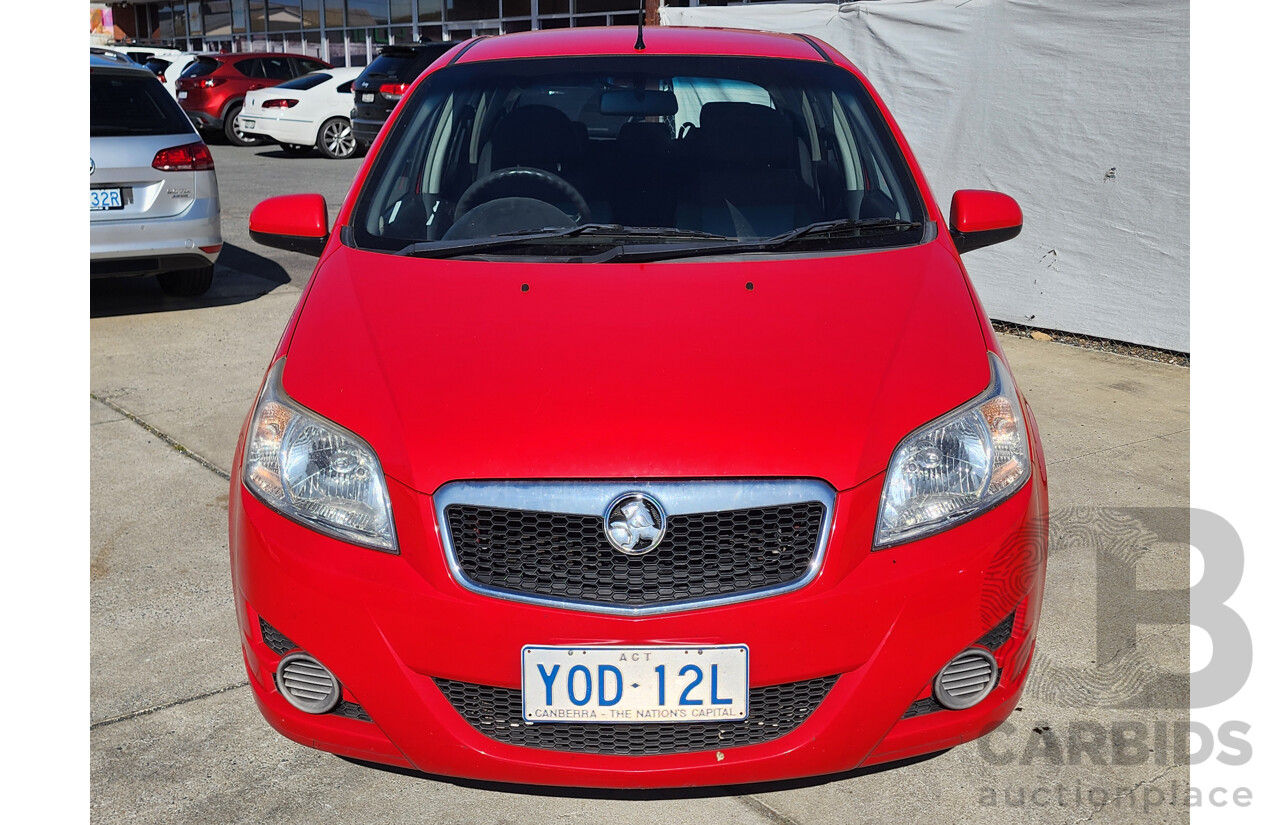 6/2010 Holden Barina  TK MY10 5d Hatchback Red 1.6L