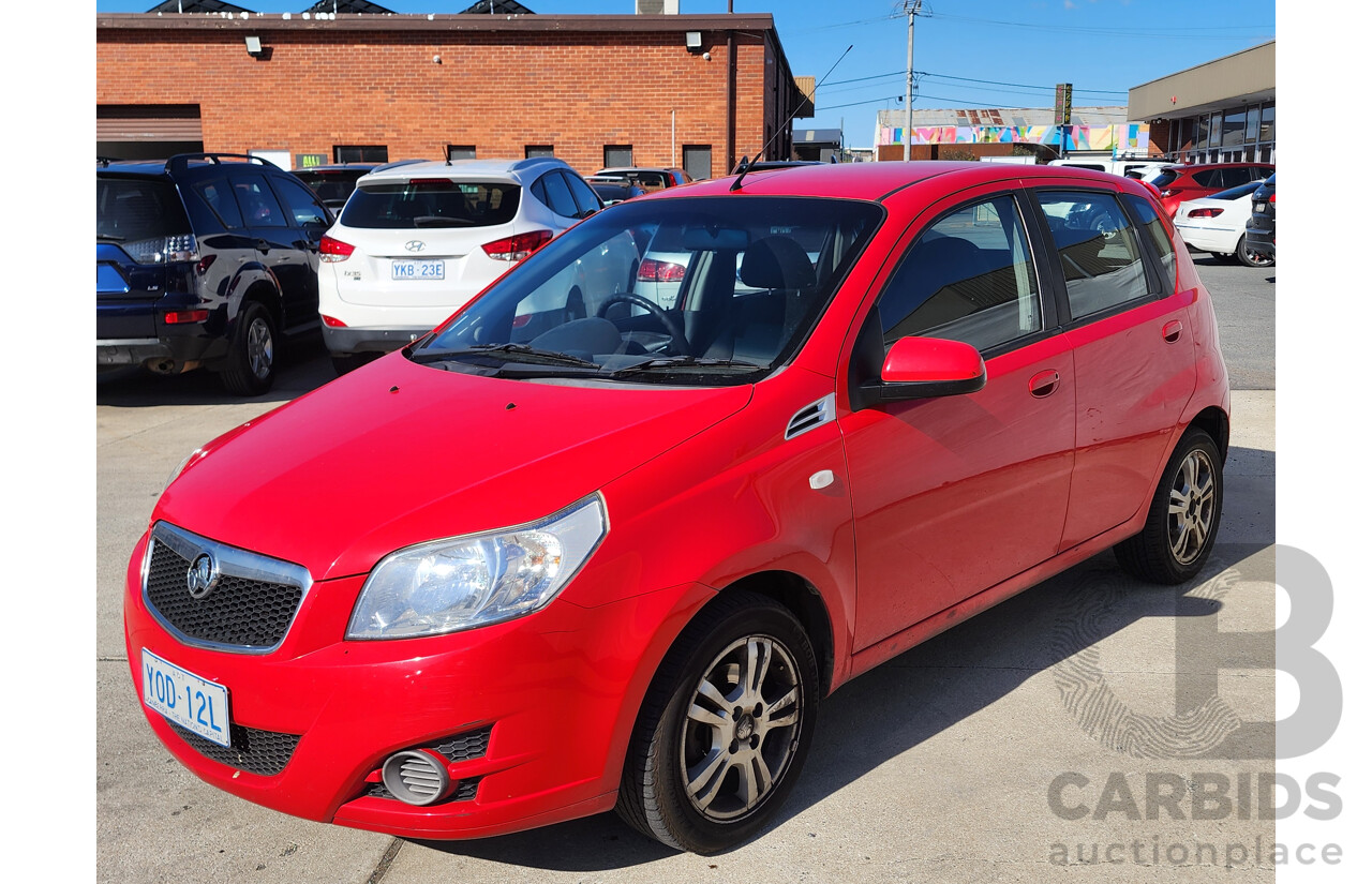 6/2010 Holden Barina  TK MY10 5d Hatchback Red 1.6L