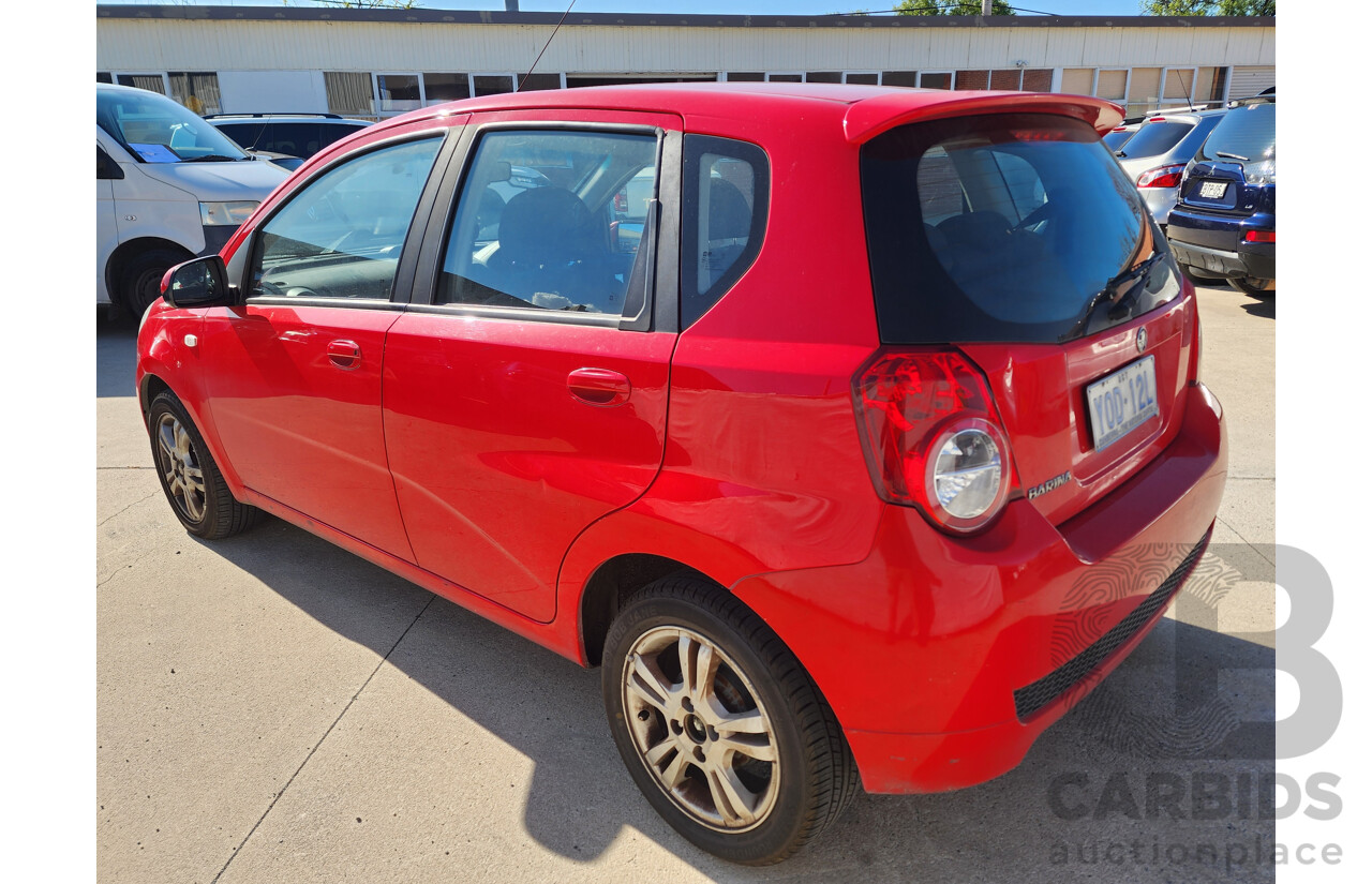 6/2010 Holden Barina  TK MY10 5d Hatchback Red 1.6L