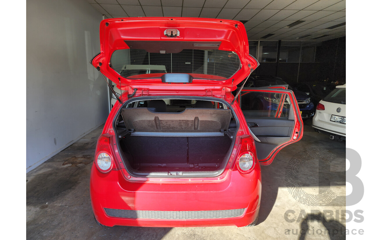 6/2010 Holden Barina  TK MY10 5d Hatchback Red 1.6L