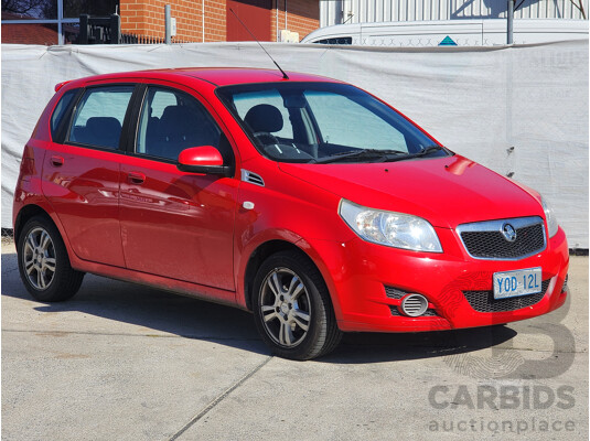 6/2010 Holden Barina  TK MY10 5d Hatchback Red 1.6L