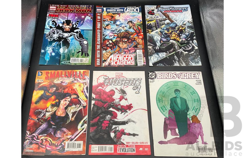 20x Comic Books - Marvel, DC, Street Fighter, Transformers, the Phantom, GiJoe