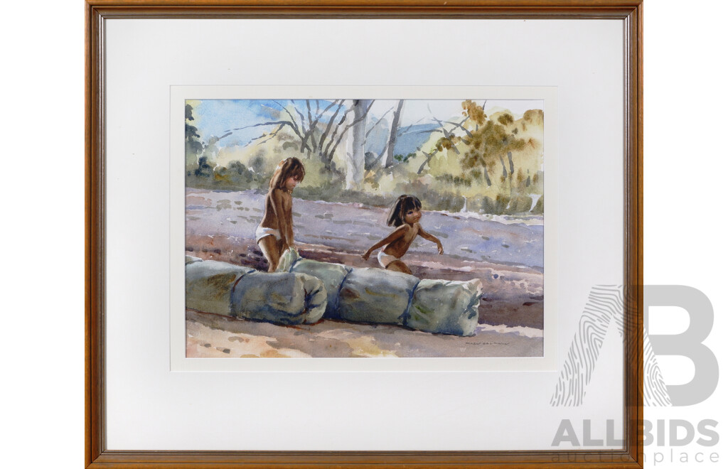 Helen Baldwin, (20th Century, Australian, 1912-1921), Swags, Ruby Gorge, Watercolour, 68 x 81 cm (frame)