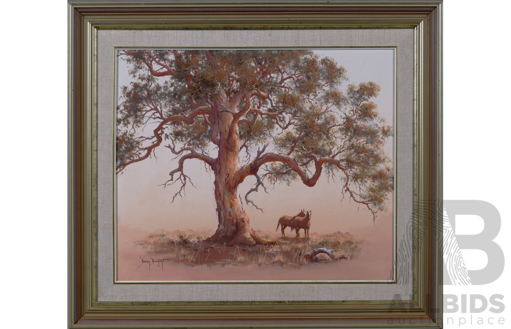 Brian Baigent, (20th Century, Australian, 1929-2000), Summer Idyll, Oil on Canvas Panel, 71 x 81cm (frame)