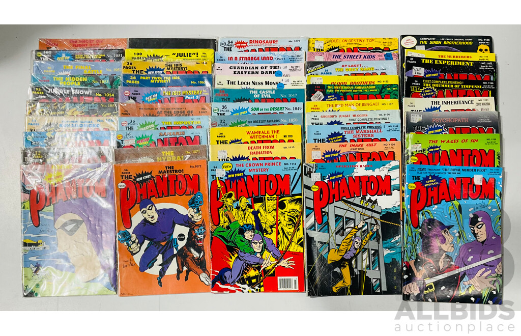 Approximately 50 Phantom Comics Single Issues Published From 1994-1998