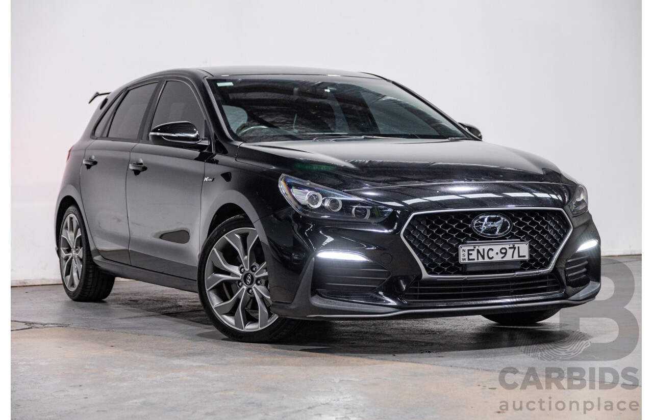 01/2021 Hyundai i30 N-Line PD.V4 MY21 4d Hatch Phantom Black Pearl Turbo 1.6L