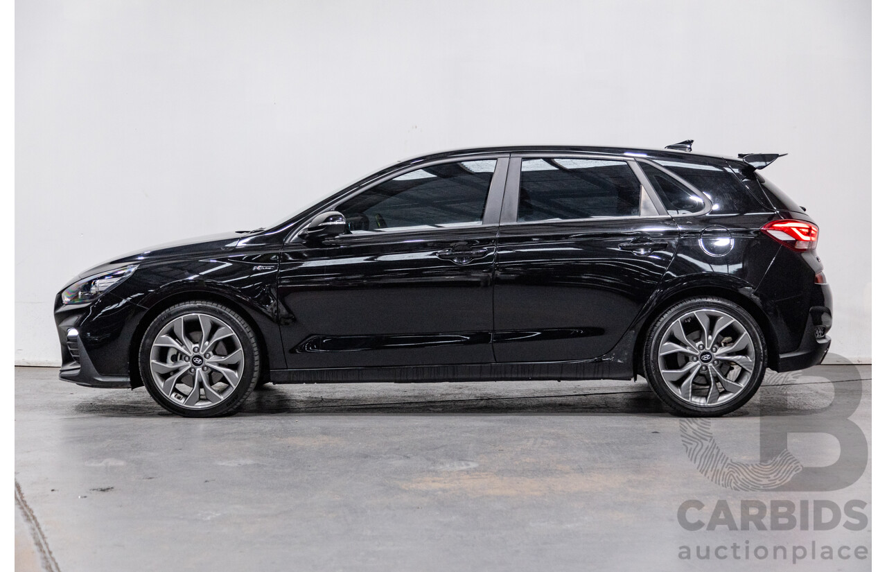 01/2021 Hyundai i30 N-Line PD.V4 MY21 4d Hatch Phantom Black Pearl Turbo 1.6L