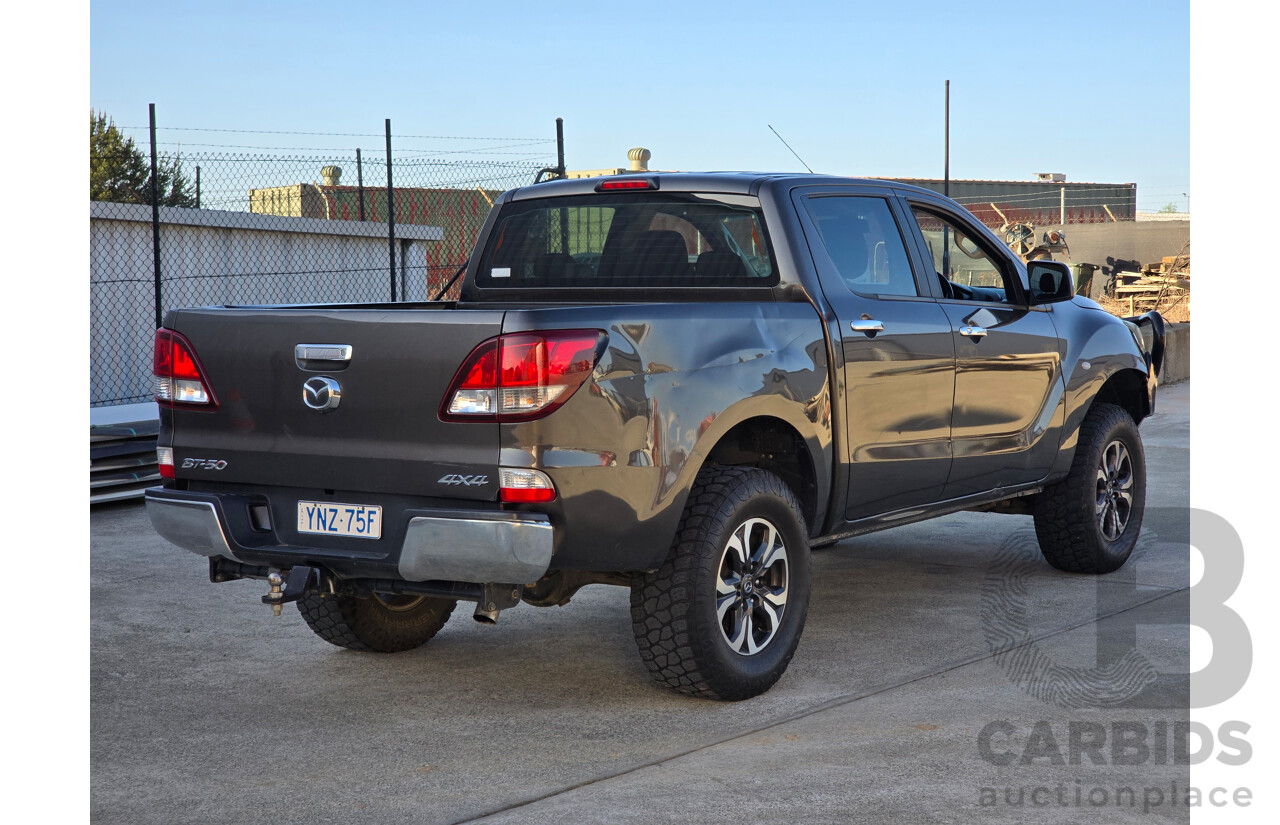 10/2016 Mazda BT-50 XTR (4x4) UR MY16 4d Dual Cab Utility Titanium Flash Turbo Diesel 3.2L