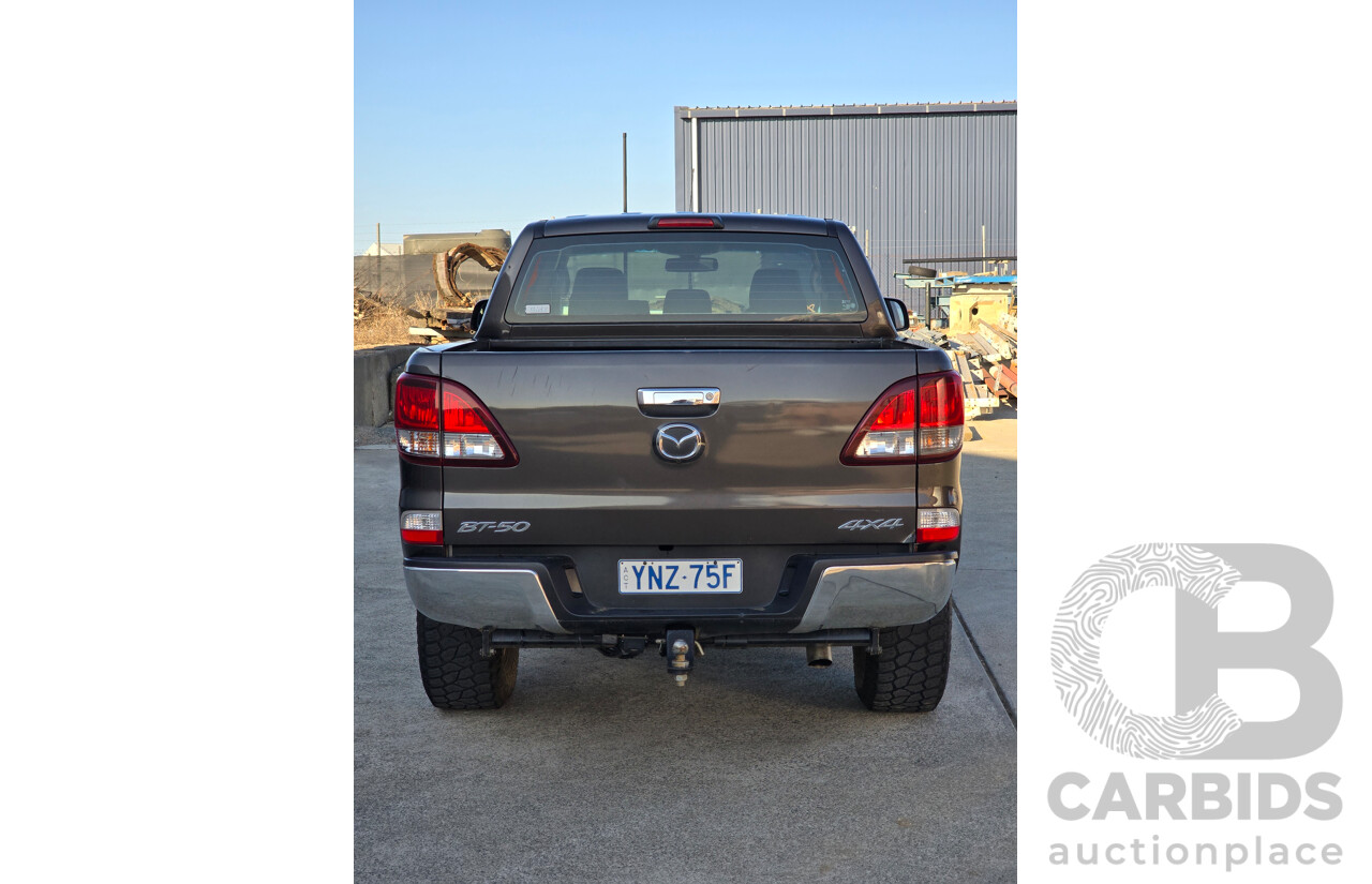 10/2016 Mazda BT-50 XTR (4x4) UR MY16 4d Dual Cab Utility Titanium Flash Turbo Diesel 3.2L