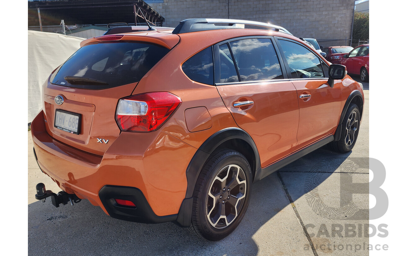 3/2012 Subaru XV 2.0i-S  4d Wagon Orange 2.0L