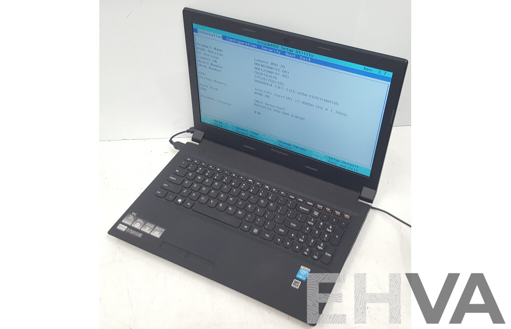 Lenovo B50-70 Intel Core i3 (4005U) 1.70GHz 2-Core CPU 15-Inch Laptop w/ Power Supply