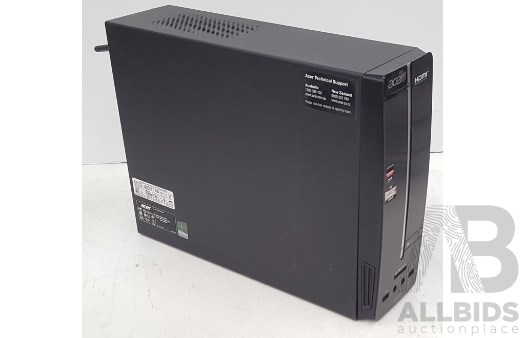 Acer Aspire XC100 AMD E2 (1800) 1.70GHz 2-Core APU Desktop Computer