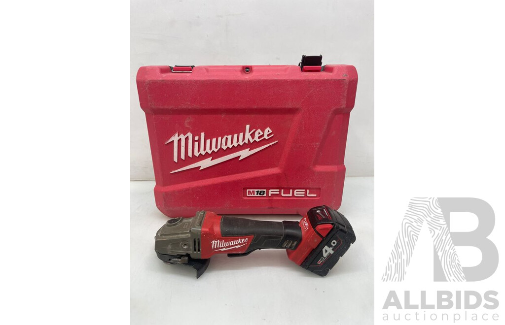 Milwaukee 125mm 18v  Brushless Grinder