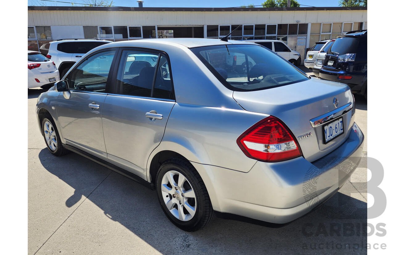 3/2009 Nissan Tiida ST-L C11 MY07 5d Hatchback Silver 1.8L