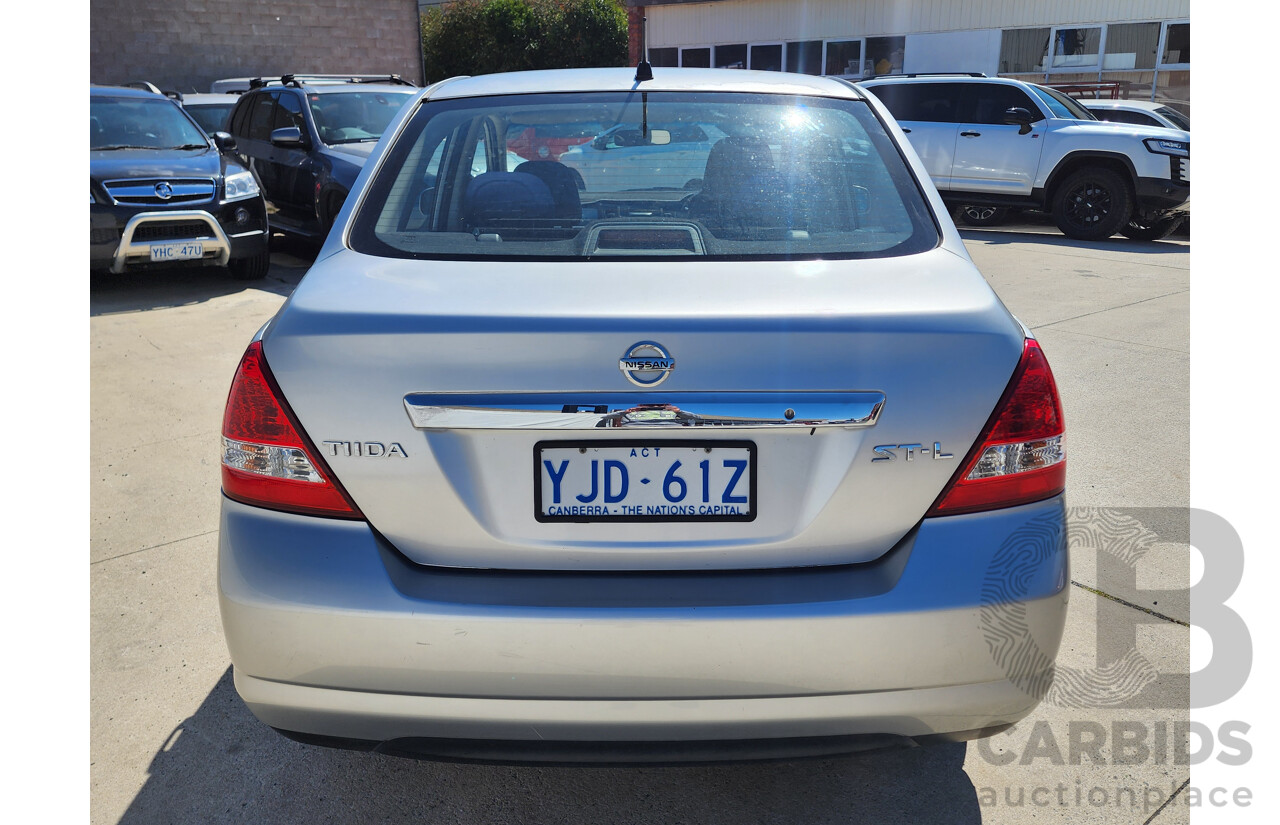 3/2009 Nissan Tiida ST-L C11 MY07 5d Hatchback Silver 1.8L