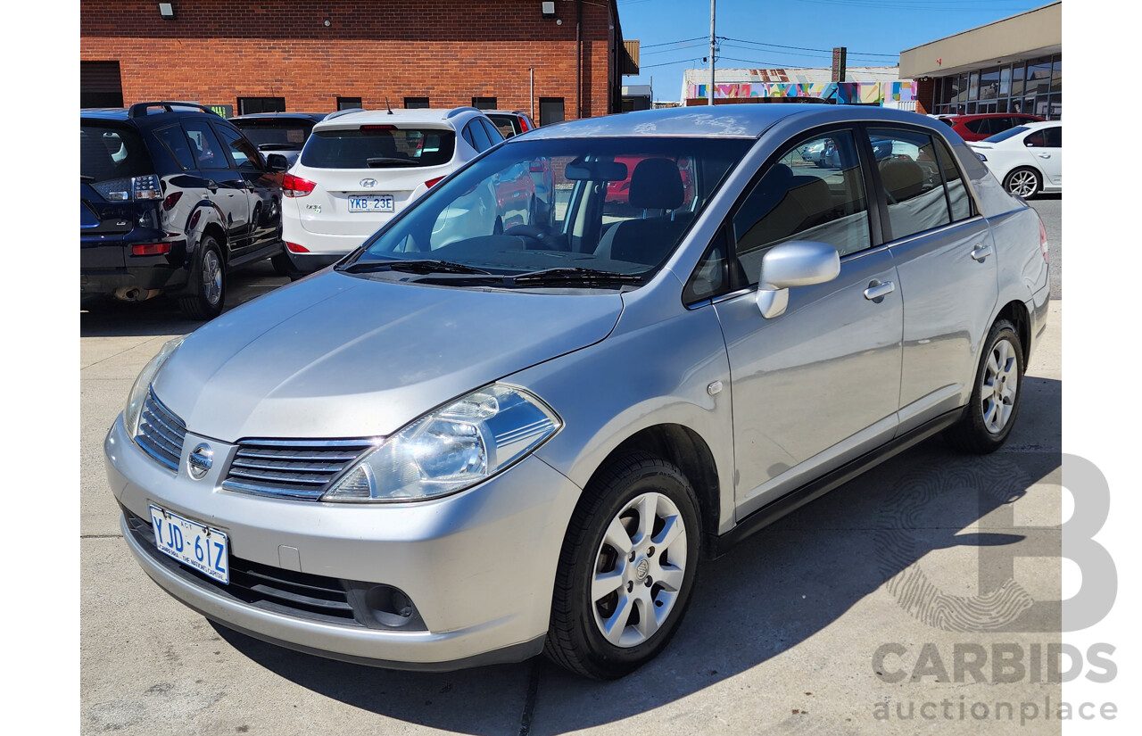 3/2009 Nissan Tiida ST-L C11 5d Hatchback Silver Or Chrome 1.8L