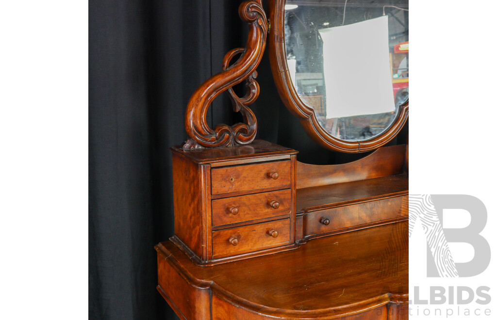 Victorian Cedar Mirrored Back Dutchess