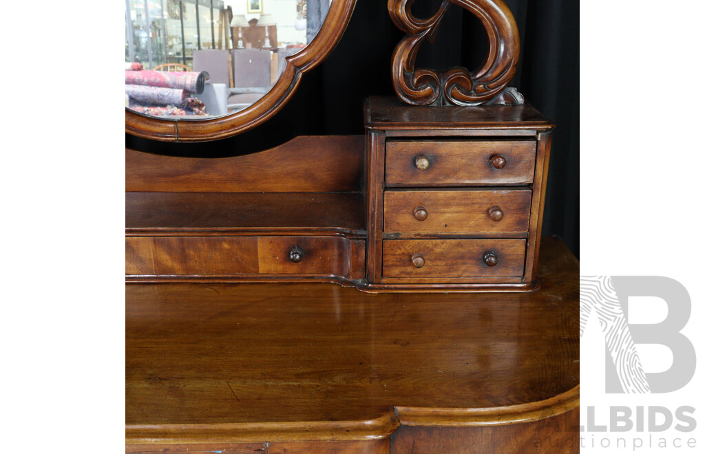 Victorian Cedar Mirrored Back Dutchess