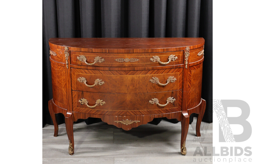 French Style D Front Elevated Sideboard