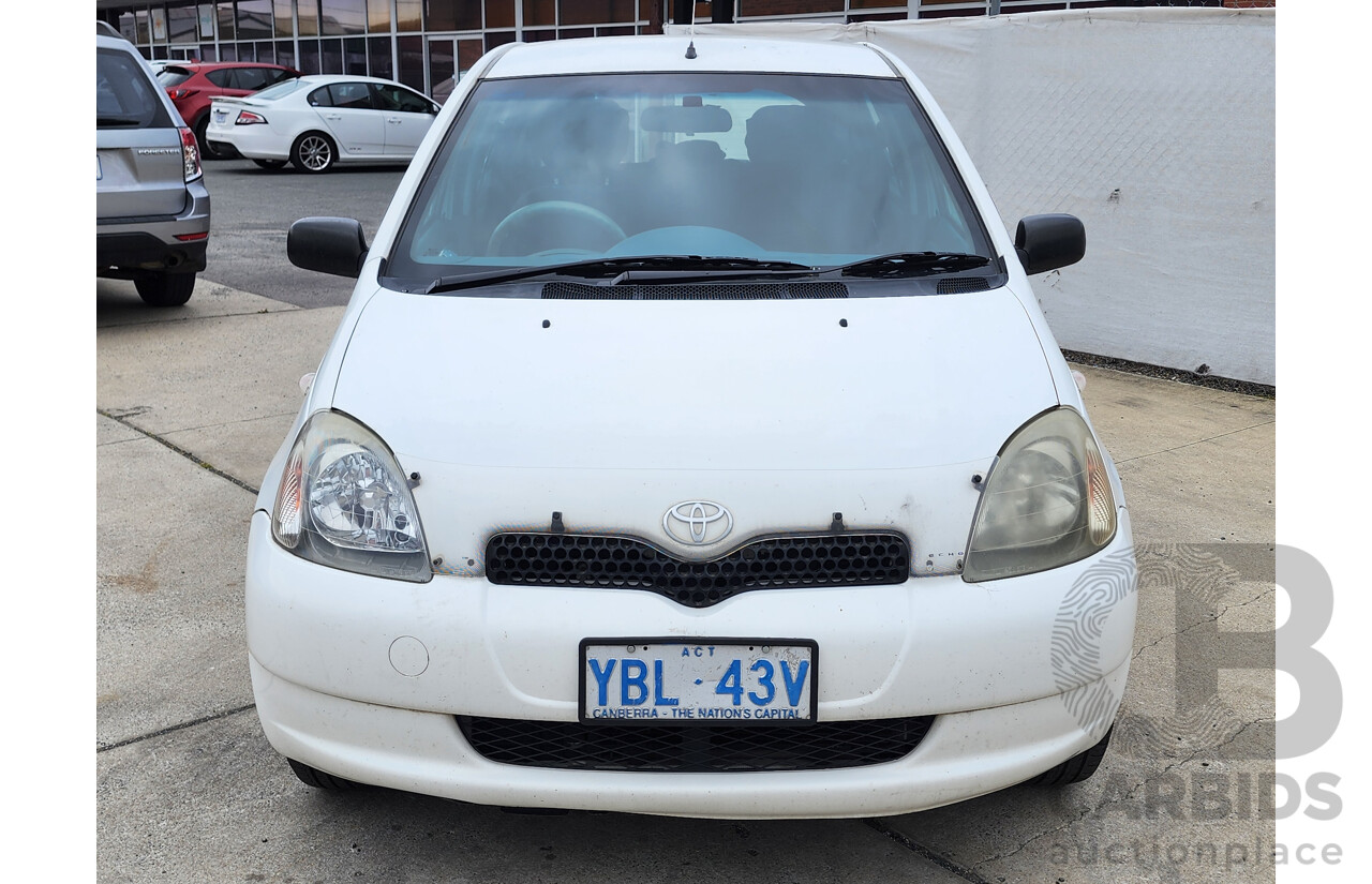 8/1999 Toyota Echo  NCP10R 5d Hatchback White 1.3L