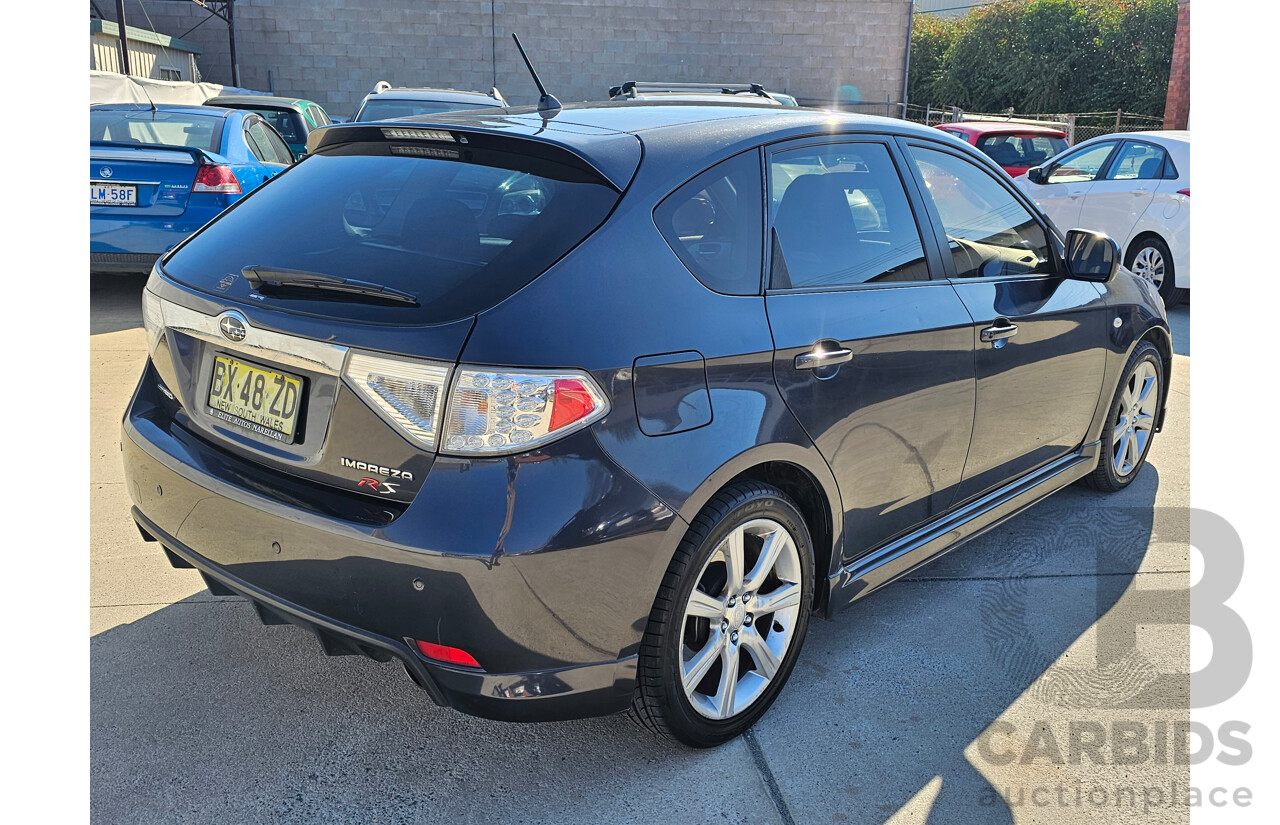 1/2010 Subaru Impreza RS (awd) MY10 5d Hatchback Grey 2.0L