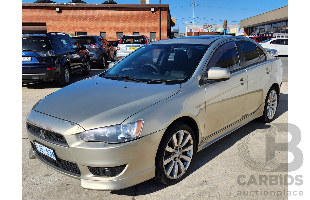 10/2007 Mitsubishi Lancer VR-X CJ 4d Sedan Gold 2.0L