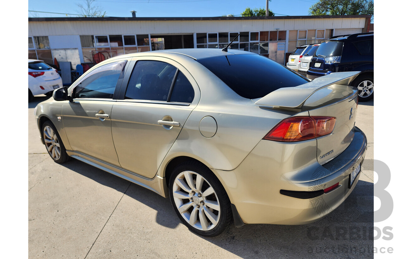 10/2007 Mitsubishi Lancer VR-X CJ 4d Sedan Gold 2.0L