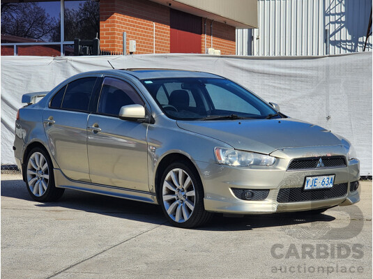 10/2007 Mitsubishi Lancer VR-X CJ 4d Sedan Gold 2.0L