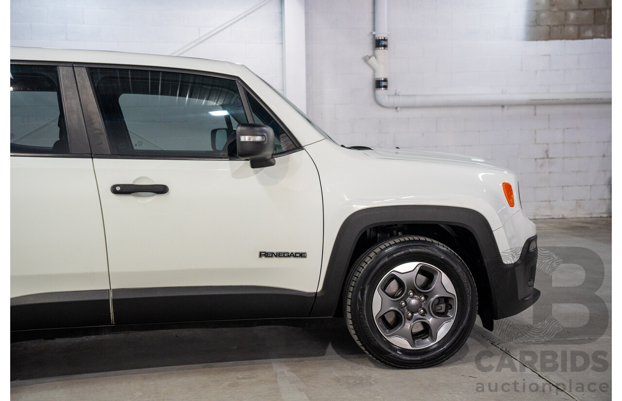 8/2016 Jeep Renegade Sport BU 4d Wagon Alpine White Turbo 1.4L