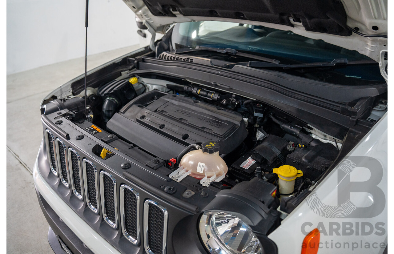 8/2016 Jeep Renegade Sport BU 4d Wagon Alpine White Turbo 1.4L