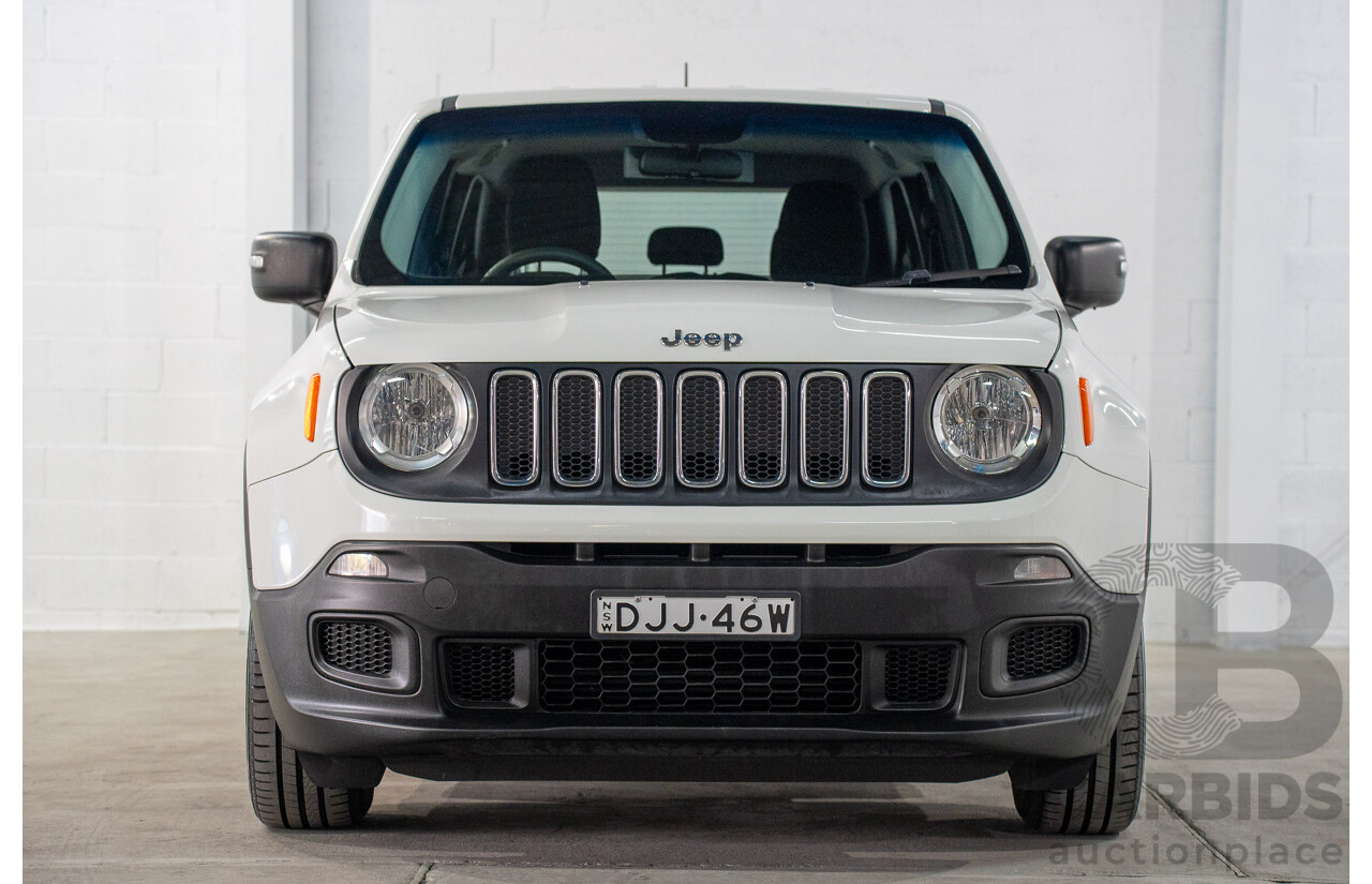 8/2016 Jeep Renegade Sport BU 4d Wagon Alpine White Turbo 1.4L