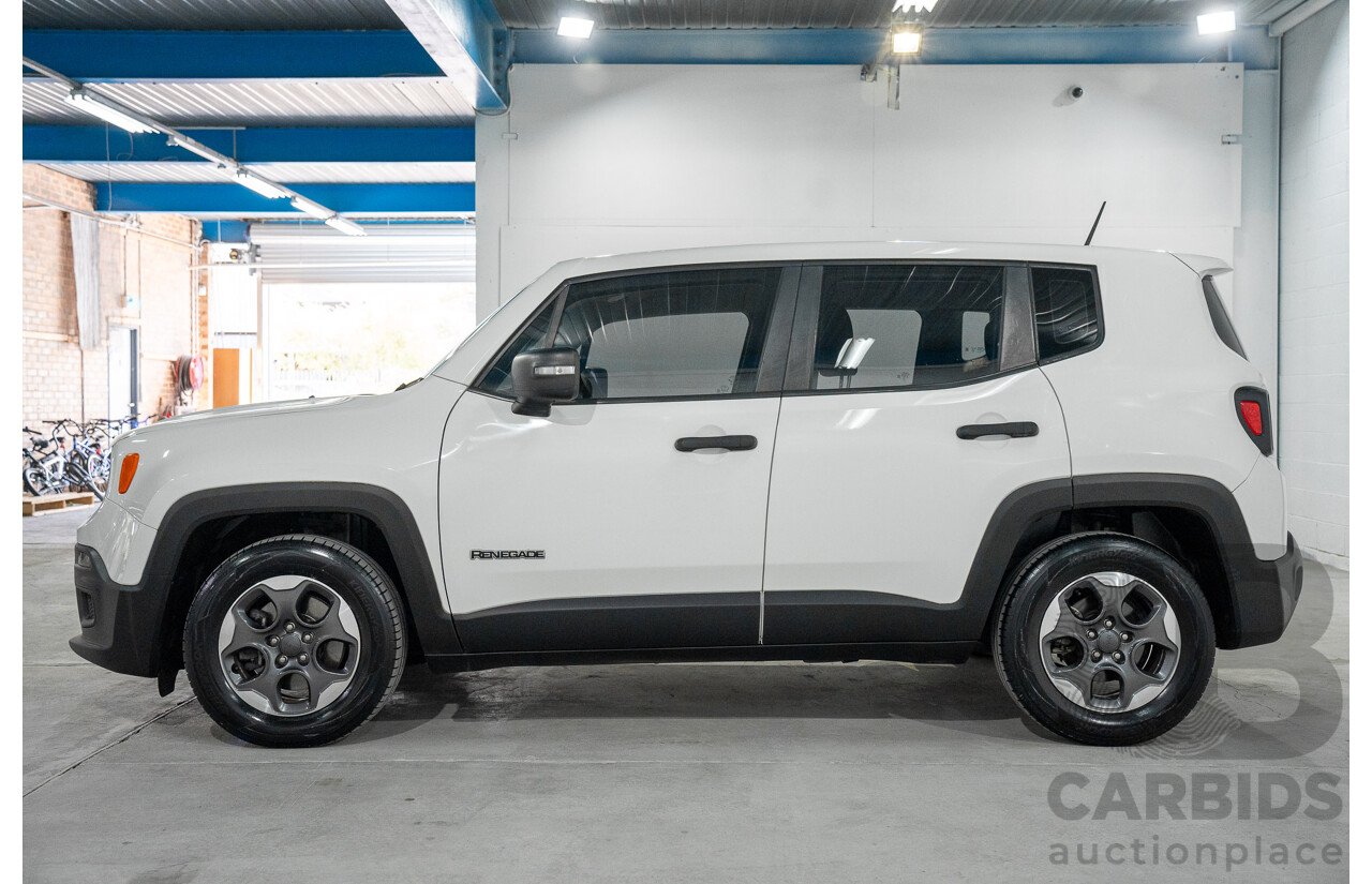 8/2016 Jeep Renegade Sport BU 4d Wagon Alpine White Turbo 1.4L