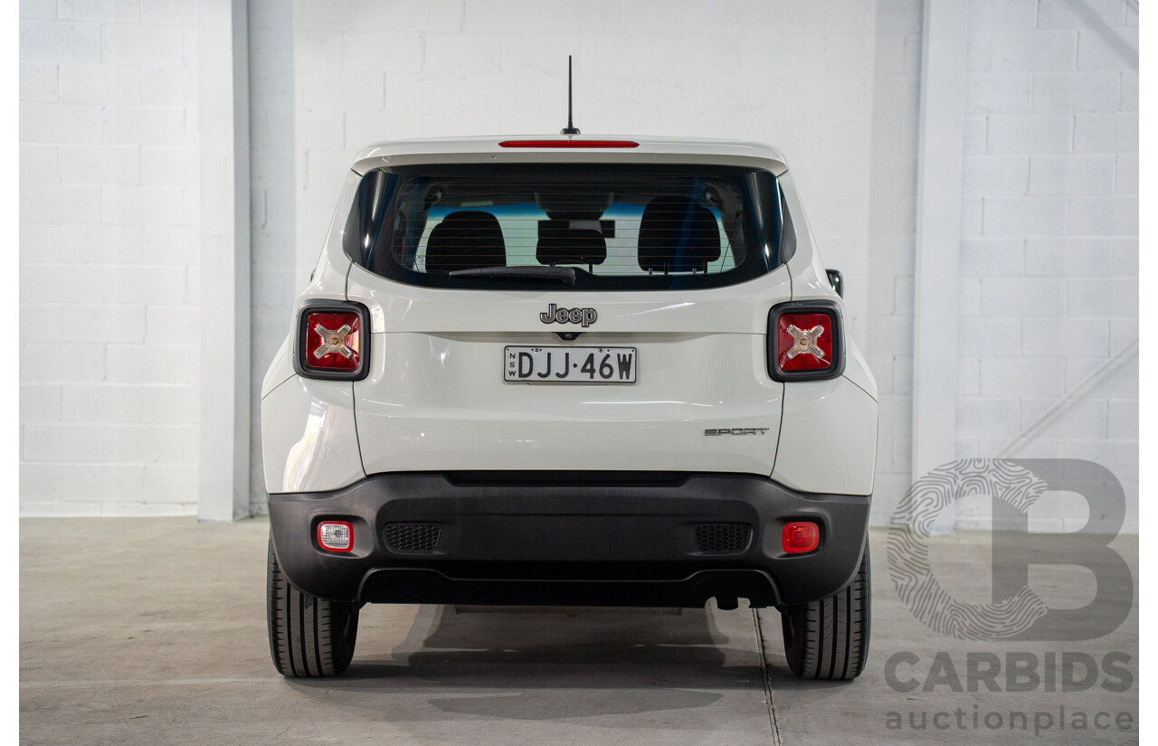 8/2016 Jeep Renegade Sport BU 4d Wagon Alpine White Turbo 1.4L