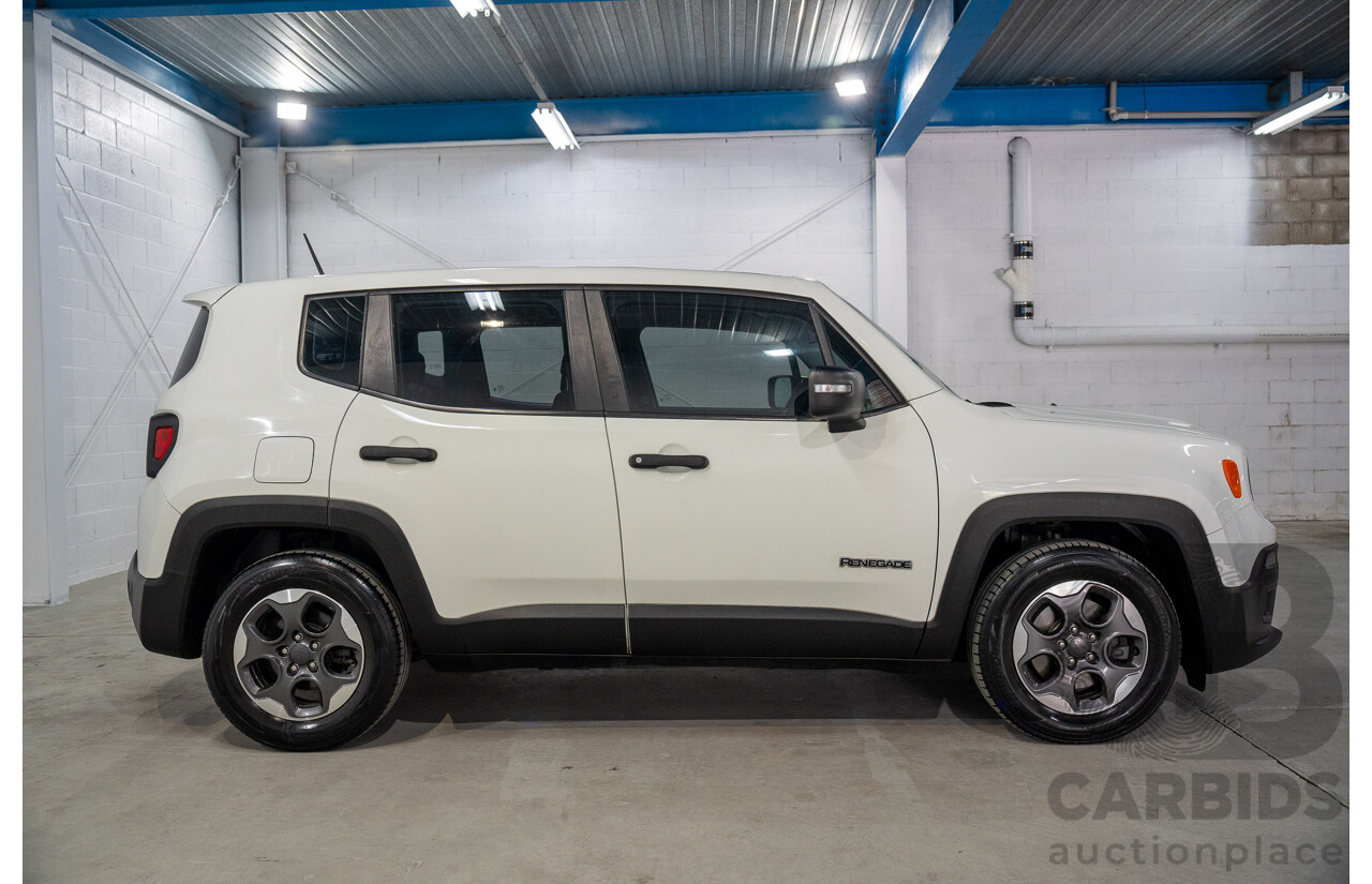 8/2016 Jeep Renegade Sport BU 4d Wagon Alpine White Turbo 1.4L