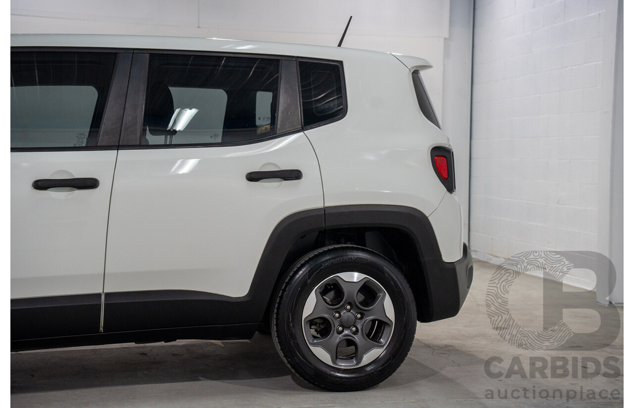 8/2016 Jeep Renegade Sport BU 4d Wagon Alpine White Turbo 1.4L