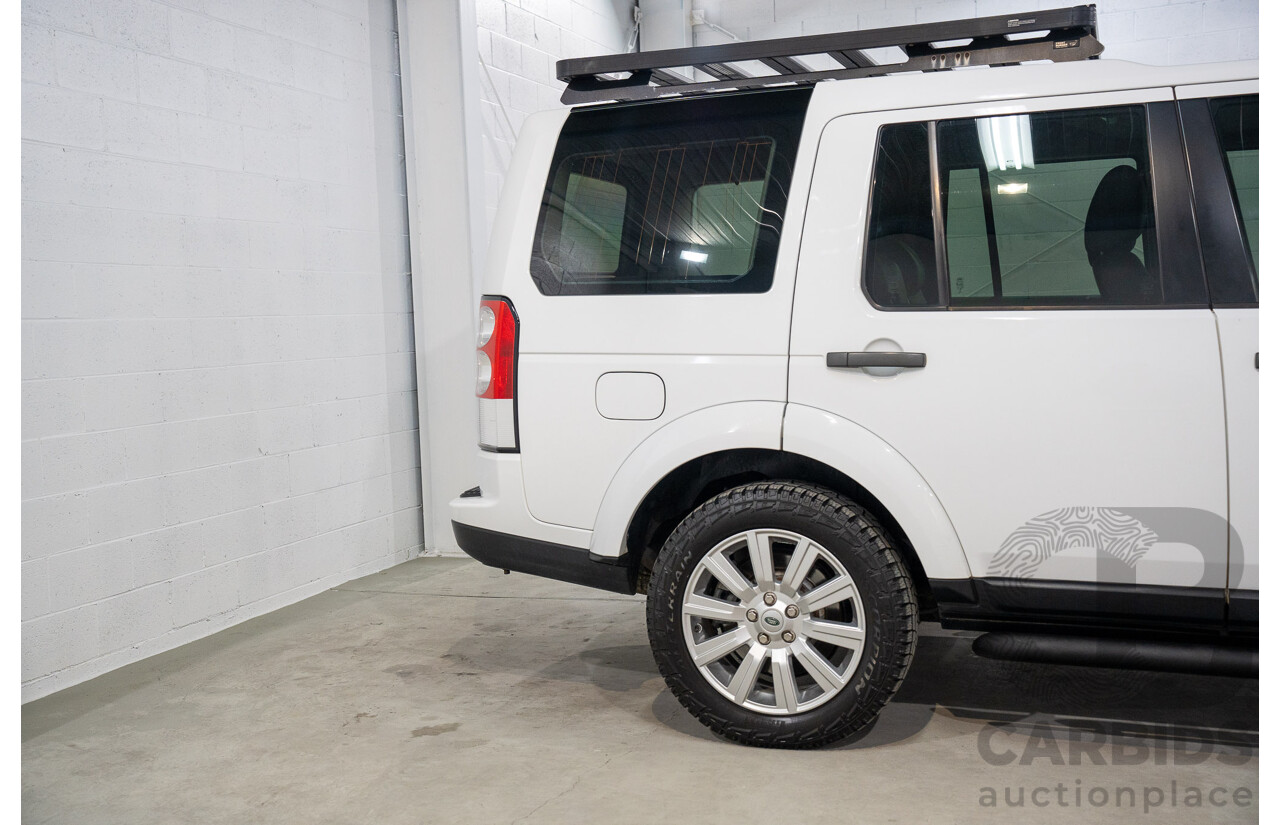 06/2013 Land Rover Discovery 4 3.0 TDV6 MY13 4d Wagon Fuji White Twin Turbo Diesel 3.0L