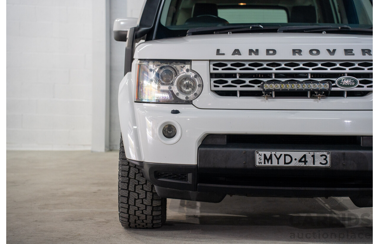 06/2013 Land Rover Discovery 4 3.0 TDV6 MY13 4d Wagon Fuji White Twin Turbo Diesel 3.0L