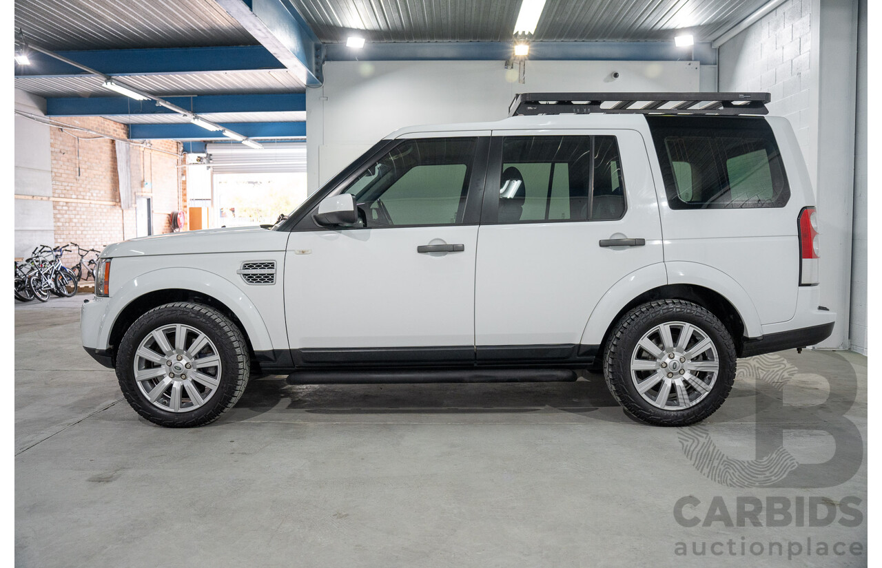 06/2013 Land Rover Discovery 4 3.0 TDV6 MY13 4d Wagon Fuji White Twin Turbo Diesel 3.0L