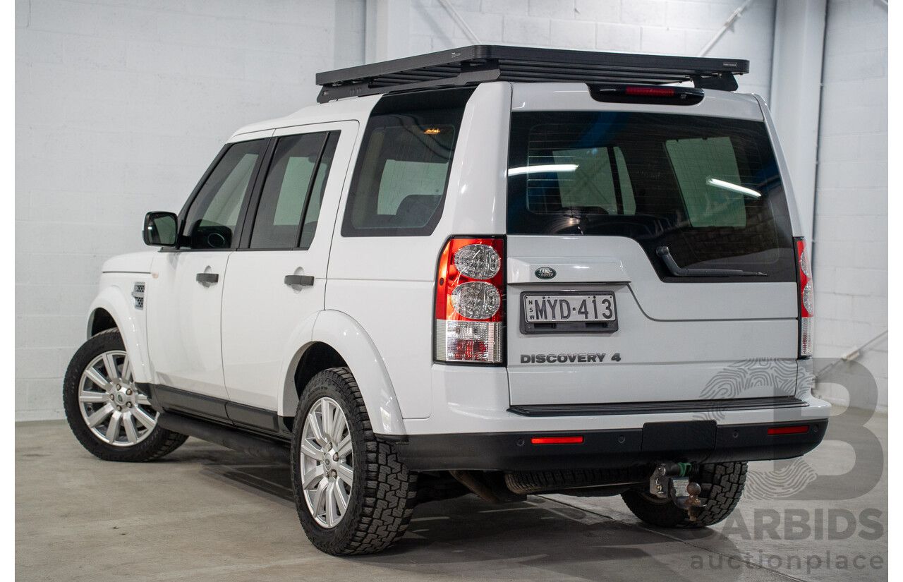 06/2013 Land Rover Discovery 4 3.0 TDV6 MY13 4d Wagon Fuji White Twin Turbo Diesel 3.0L