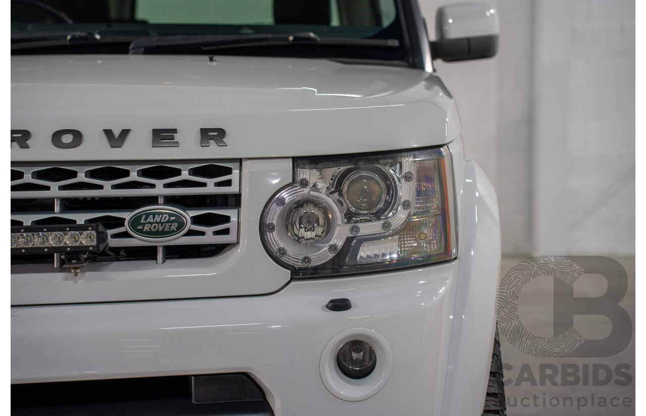 06/2013 Land Rover Discovery 4 3.0 TDV6 MY13 4d Wagon Fuji White Twin Turbo Diesel 3.0L