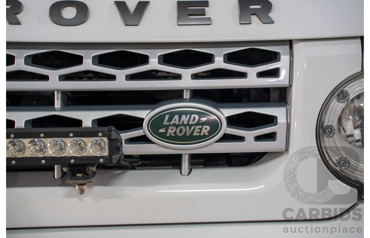 06/2013 Land Rover Discovery 4 3.0 TDV6 MY13 4d Wagon Fuji White Twin Turbo Diesel 3.0L