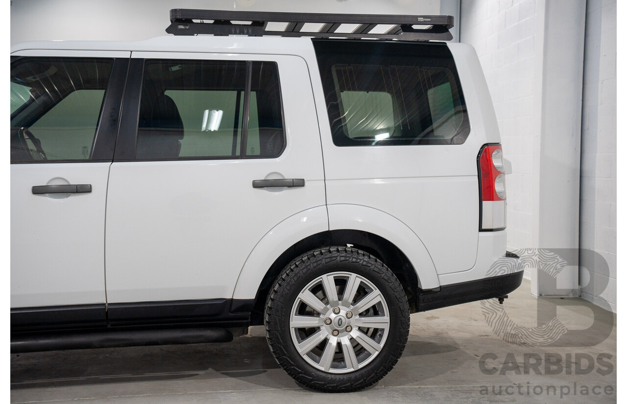 06/2013 Land Rover Discovery 4 3.0 TDV6 MY13 4d Wagon Fuji White Twin Turbo Diesel 3.0L