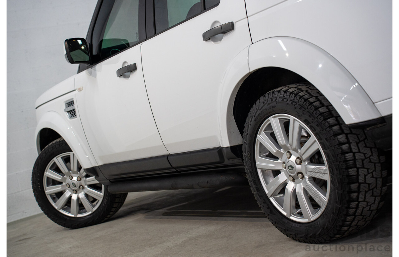 06/2013 Land Rover Discovery 4 3.0 TDV6 MY13 4d Wagon Fuji White Twin Turbo Diesel 3.0L