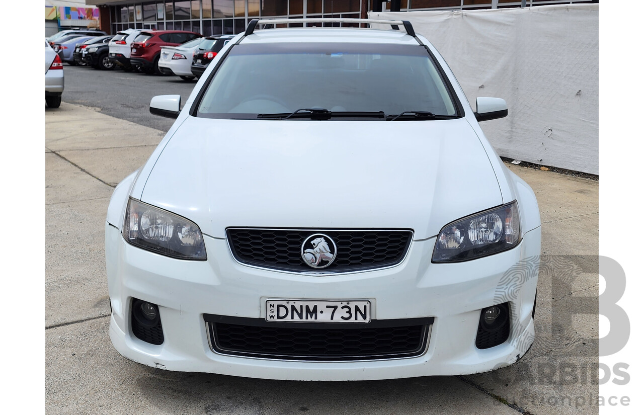 4/2012 Holden Commodore SV6 VE II MY12 4d Sportwagon White 3.6L