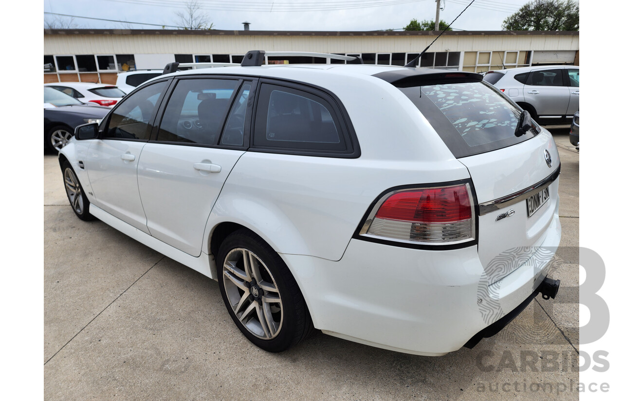 4/2012 Holden Commodore SV6 VE II MY12 4d Sportwagon White 3.6L