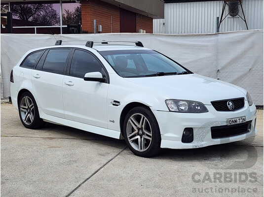 4/2012 Holden Commodore SV6 VE II MY12 4d Sportwagon White 3.6L